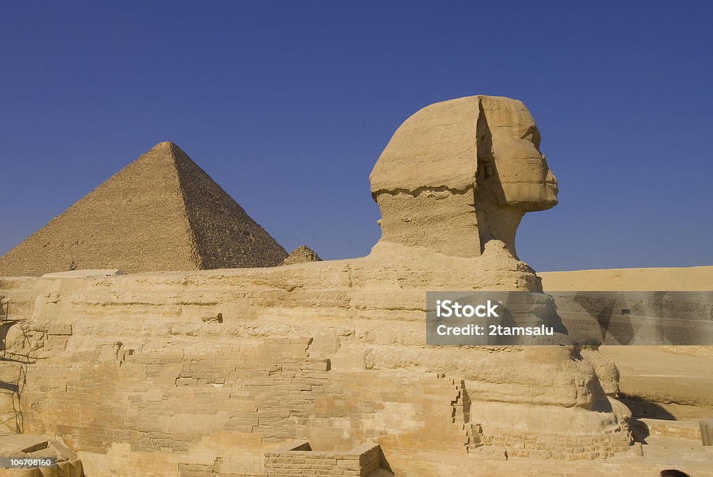 Sfinks i Piramidy w Gizie - Zbiór zdjęć royalty-free (Afryka)