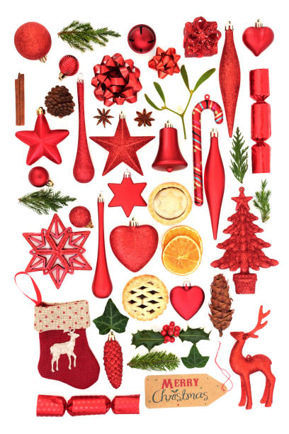 istock Christmas Tree Decorations and Festive Symbols 1047082614