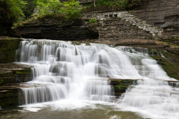istock Waterfalls at Robert Treman State Park in New York State 1047083168