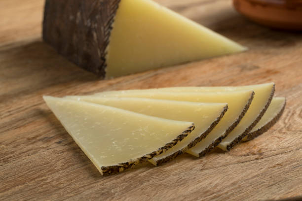 istock Slices of Spanish Manchego cheese 1047109166