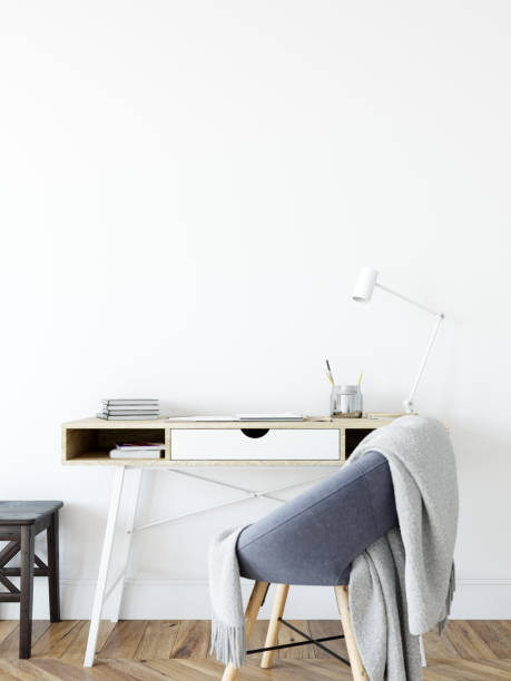 istock mock up wall interior. Scandinavian style. Wall art. 3d rendering, 3d illustration 1047111656