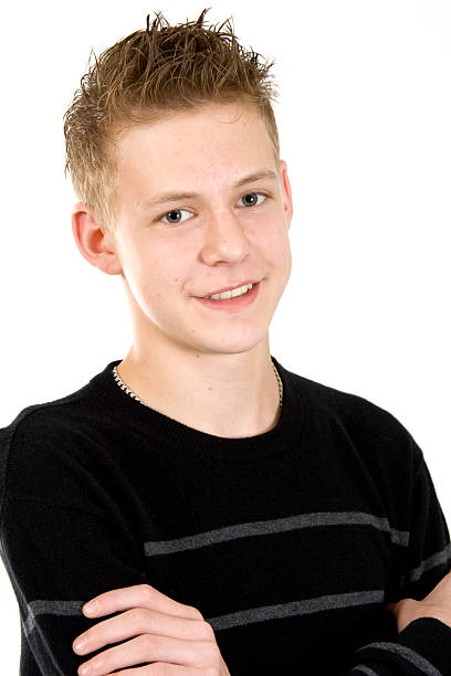 istock Smiling teenage boy 104711316