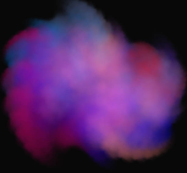 istock Purple blue pink blurred. Fantasy fractal texture. Digital art. 3D rendering. Computer generated image. 1047121948