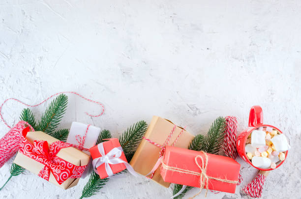 istock christmas background with many gifts 1047125394