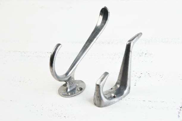 istock Vintage metal hooks hangers 1047125472