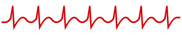 istock Heart pulse, one line, cardiogram sign, heartbeat - vector for stock 1047142502