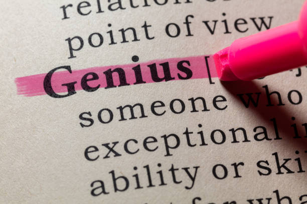 definition von genius - genie stock-fotos und bilder