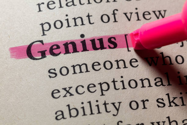 definition of genius Fake Dictionary, Dictionary definition of the word genius. including key descriptive words. genius stock pictures, royalty-free photos & images