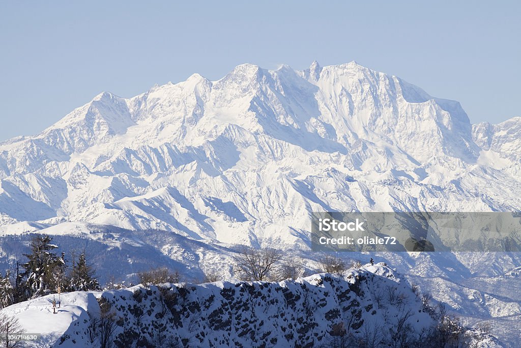 Monte Rosa montagna-Italia - Foto stock royalty-free di Alpi