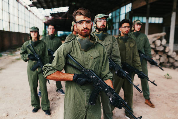 istock Army soldiers in Middle East 1047157664