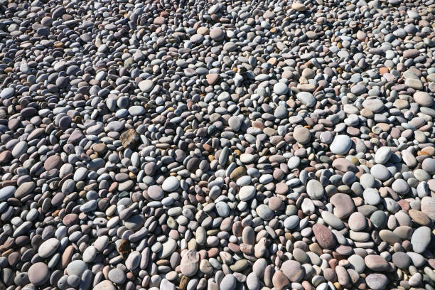 галька на пляже - roof tile nature stack pattern стоковые фото и изображения