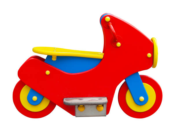 istock Children's motorcycle isolated on a white background 1047166622