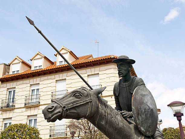 Don Quixote Statue stock photo