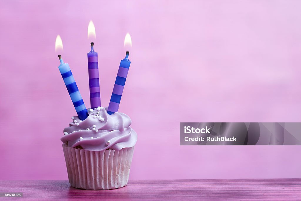 Birthday cupcake  Birthday Cake Stock Photo