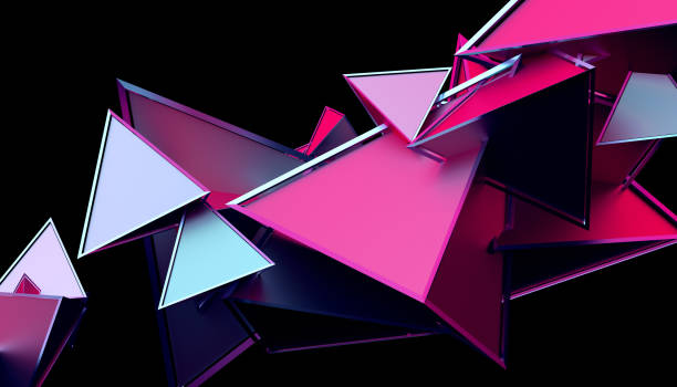 istock Abstract 3D Rendering of Geometric Shapes 1047217570