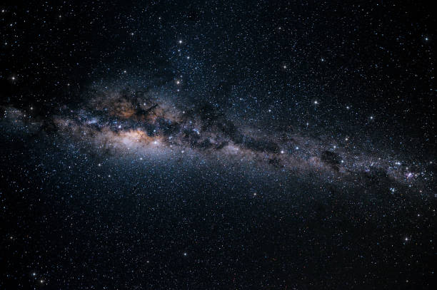 milky way - astronomy space galaxy photography imagens e fotografias de stock