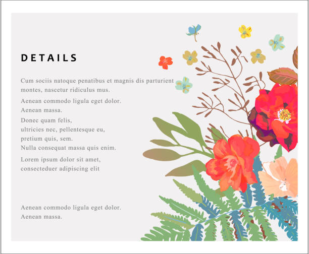 istock Wedding floral background. Colorful invitation, cards, menu for designs. Vector 1047230460