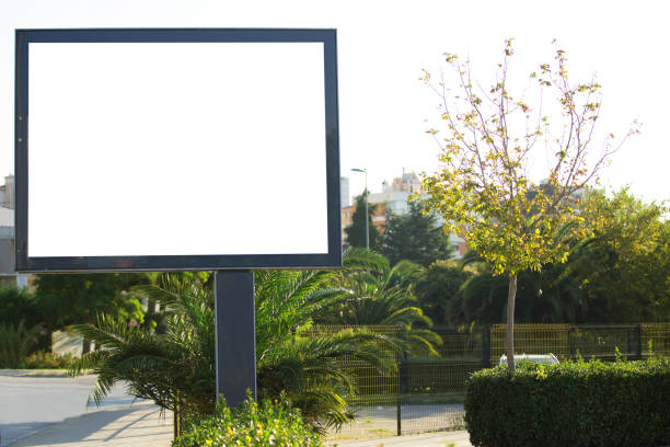 istock Billboard near the road. 1047257232