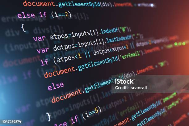 Fuente Informatica Antecedentes Del Código De Fuente Programación Foto de stock y más ...