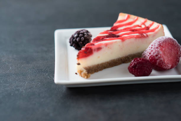 istock Berry mixed berry raspberry strawberry cheesecake 1047282856