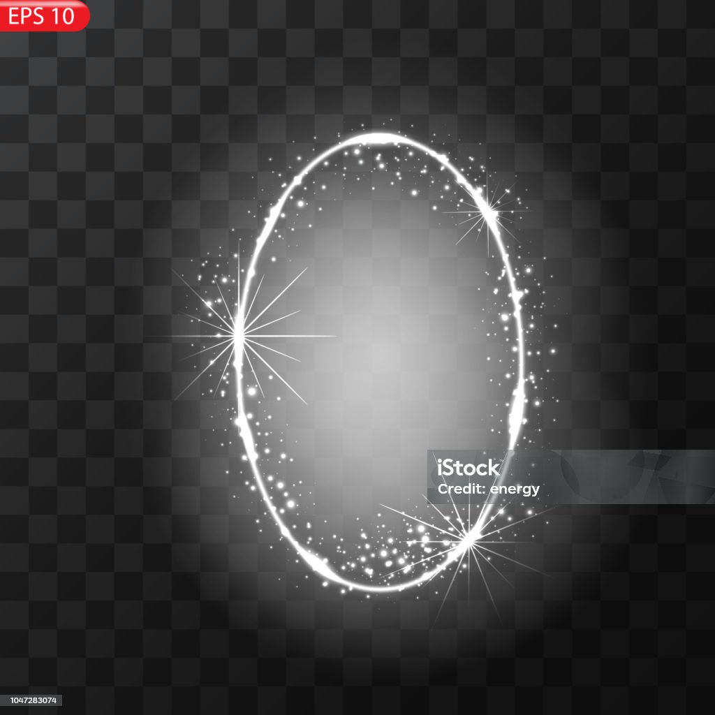 Vector Light Frame Vector Frame With Lights Effect Vector Illustration Eps Stock ...