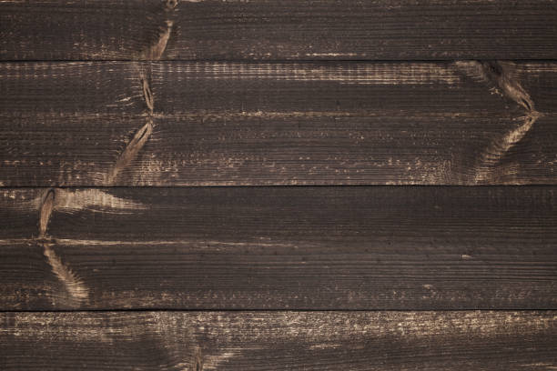 istock Old brown wood background, rustic wooden surface with copy space 1047288518