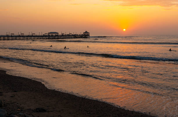 istock Huanchaco Pier at Sunset, Peru 1047297058