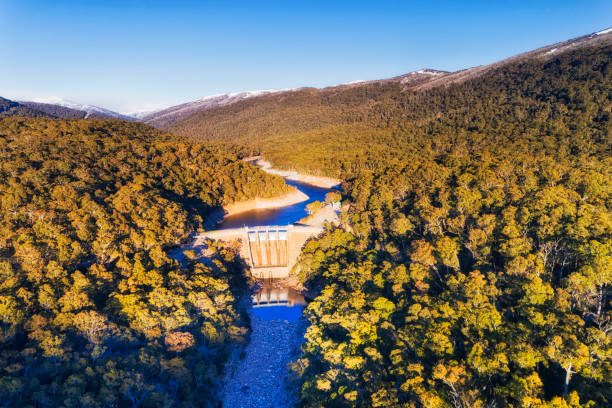istock D SM Guthega Dam snow peaks 1047323104