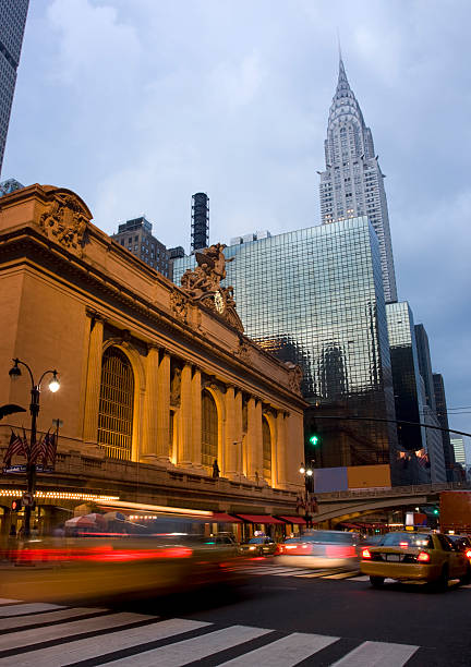 istock Upper Manhattan, Grand Terminal and Chrysler Building 104733198