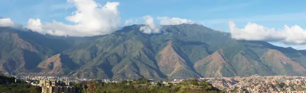 Photo of A view of the El Avila National Park most famous mountain in Caracas city Venezuela