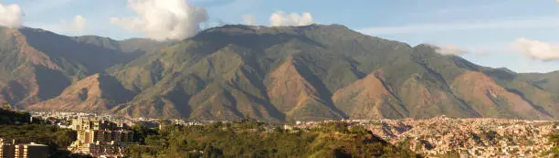 Photo of A view of the El Avila National Park most famous mountain in Caracas city Venezuela