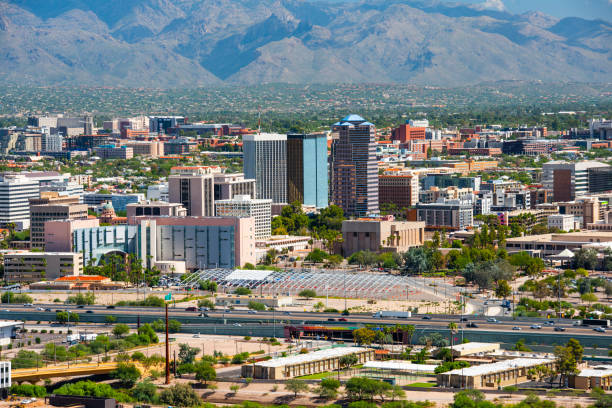 istock Tucson Aerial Skyline View 1047356908