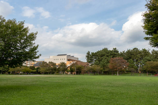 istock Park in the Sodegaura Complex in Narashino City, Chiba Prefecture, Japan 1047364616