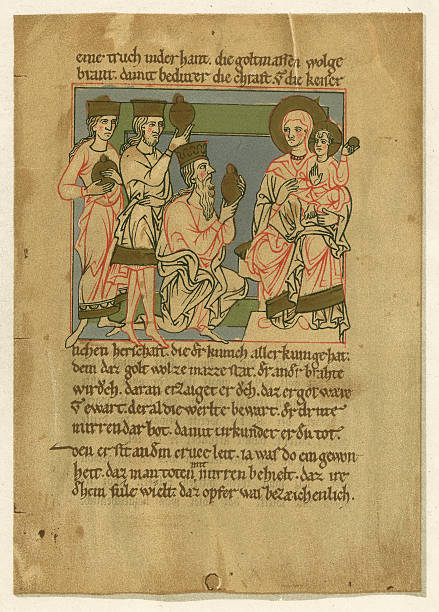 istock Adoration of the Magi, manuscript Wernhers von Tegernsee, 12th century 104737188