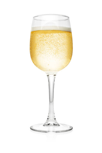 istock Glass of champagne isolated 1047374622