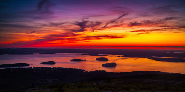 istock Acadia sunrise from Cadillac Mountain 1047386334