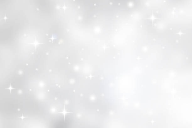 Abstract blurred soft white and gray silver beautiful glowing blinking bokeh and snowfall and star on colorful background for merry christmas and happy new year design banner  and presentation concept Abstract blurred soft white and gray silver beautiful glowing blinking bokeh and snowfall and star on colorful background for merry christmas and happy new year design banner  and presentation concept glamour stock pictures, royalty-free photos & images