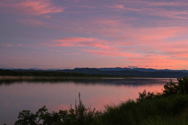 istock sunrise at the Mekong river 1047389774