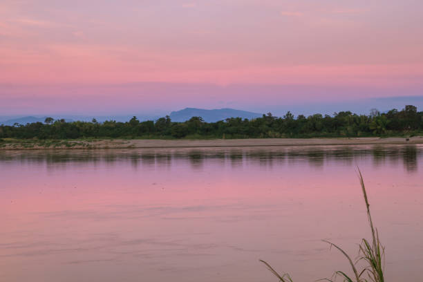 istock sunrise at the Mekong river 1047389934