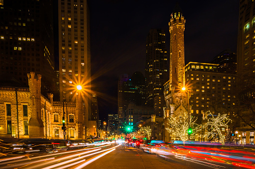 Chicago's Michigan Avenue at Christmas