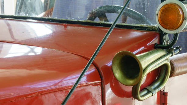 istock Fragment of an old retro car 1047398534