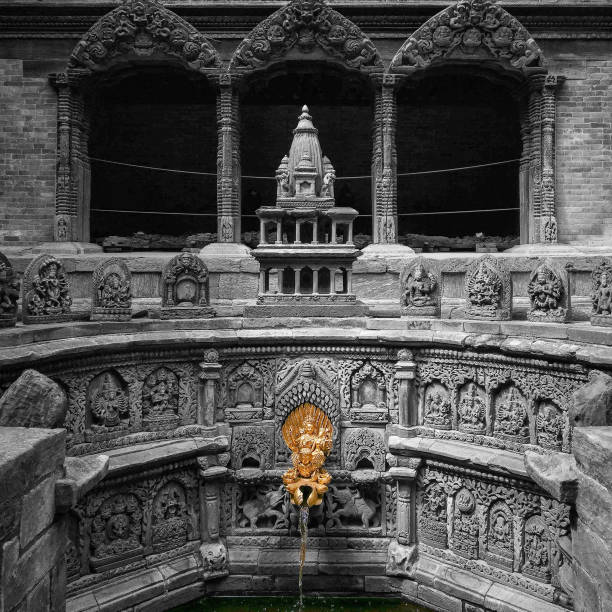 Miniature model of Krishna Temple located at Sundari Chowk of Patan Durbar Square in Nepal Miniature model of Krishna Temple located at Sundari Chowk of Patan Durbar Square in Nepal patan durbar square stock pictures, royalty-free photos & images