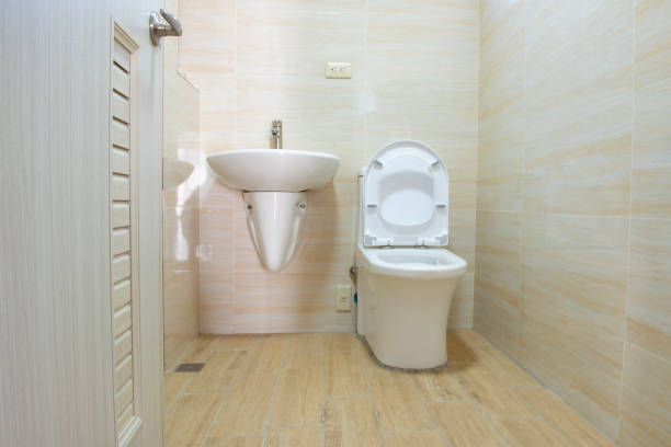 istock Toilet in Bathroom 1047413616
