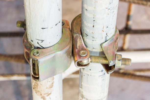 istock Close up Steel Swivel Coupler 1047419216