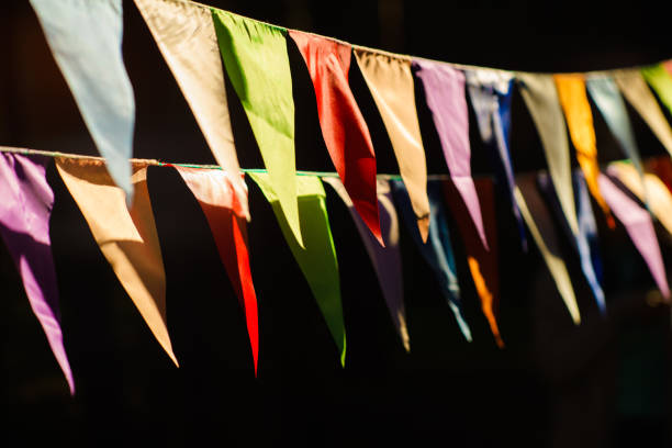istock Decorative Party Pennants for Birthday Celebration 1047439974