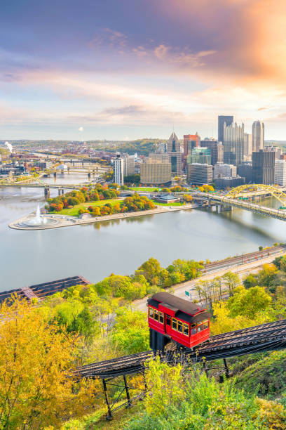 istock Downtown skyline of Pittsburgh, Pennsylvania at sunset 1047440090