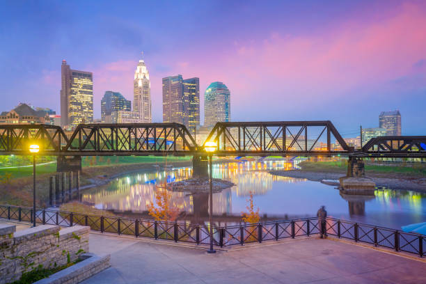 istock View of downtown Columbus Ohio Skyline at Sunset 1047440186