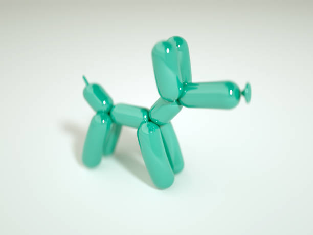 istock 3D illustration balloonDog 1047443110