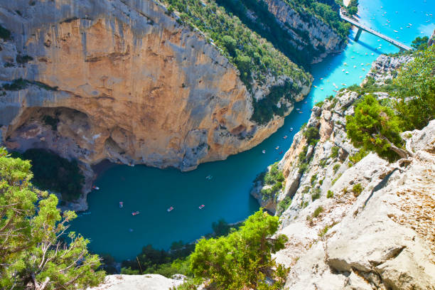 istock The largest European canyon called Verdon Gorges (Europe-France-Provence) 1047449048