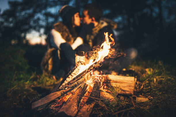 istock Pretty young couple relaxing outdoor 1047449608
